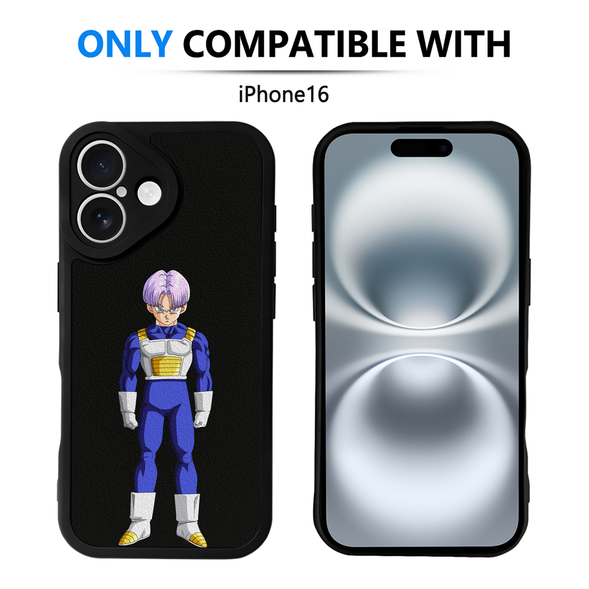 （画像用） ドラゴンボール DRAGON BALL 【iPhone 16シリーズ対応】シリコンスマホケース（レザー調） 材質：シリコン